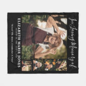 Couverture Polaire Mémoire de l'amour Souvenir (Devant (Horizontal))