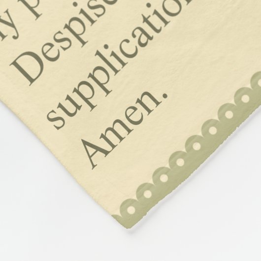 Couverture Polaire Memorare de St Joseph (Coin)