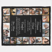 Couverture Polaire Memorial 20 Photos Hug From Heaven Poem (Devant (Horizontal))