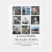 Couverture Polaire Mémorial 9 - Collage photo Souvenir (Devant)