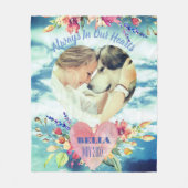 Couverture Polaire Mémorial de la vie de célébration personnalisée (Devant)