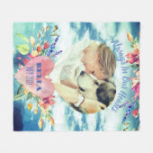 Couverture Polaire Mémorial de la vie de célébration personnalisée (Devant (Horizontal))