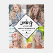 Couverture Polaire Mémorial du souvenir photo Collage (Devant)