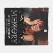 Couverture Polaire Memorial Keepsake Photo Tribute (Devant (Horizontal))