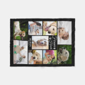 Couverture Polaire Mémorial pour toujours dans nos coeurs Photo Colla (Devant (Horizontal))