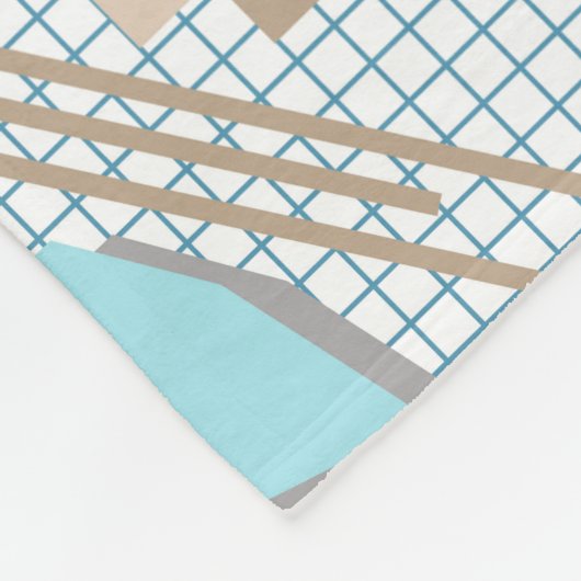 Couverture Polaire Memphis géométrique de l'école sans joint forme le (Coin)