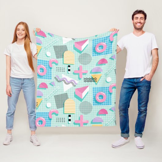 Couverture Polaire Memphis Sweet Candies (En situation)