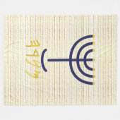 Couverture Polaire Menorah (Devant (Horizontal))