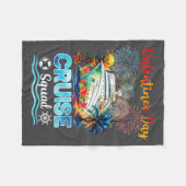 Couverture Polaire Mens Cruise Squad Valentine's Day Vacation Travel  (Devant (Horizontal))