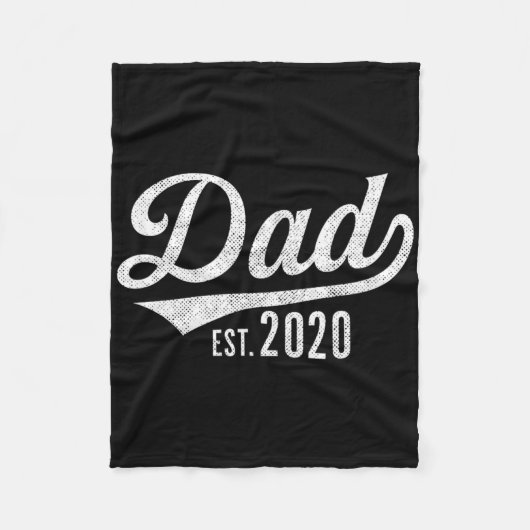 Couverture Polaire Mens Dad Est. 2020 Shirt - Expecting Baby Fathers (Devant)