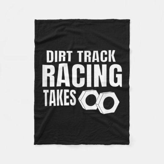 Couverture Polaire Mens Dirt Track Racing Drôle Race Citation Sprint  (Devant)