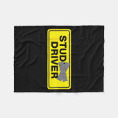 Couverture Polaire Mens Funny New Driver  (Devant (Horizontal))