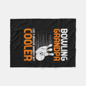 Couverture Polaire Mens Grand-père - Grand-père de bowling comme un G (Devant (Horizontal))