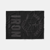 Couverture Polaire Men's Iron Sharpens Iron Proverbs 27 7 Christian G (Devant (Horizontal))