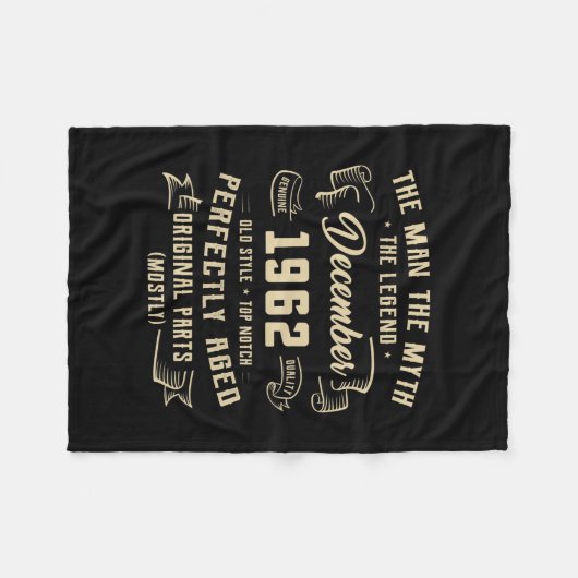 Couverture Polaire Mens Man Myth Legend (Devant (Horizontal))