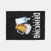 Couverture Polaire Mens New Dad Beer And Milk Joke (Devant (Horizontal))