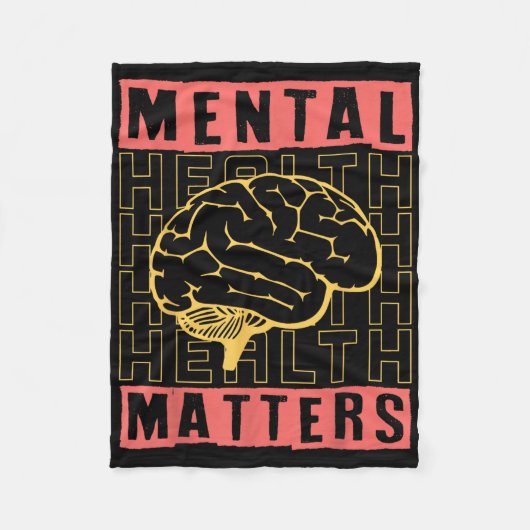 Couverture Polaire Mental Health Awareness Depression Suicide Prevent (Devant)