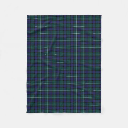 Couverture Polaire Menteith Scotland District Tartan Fleece Blanket (Devant)
