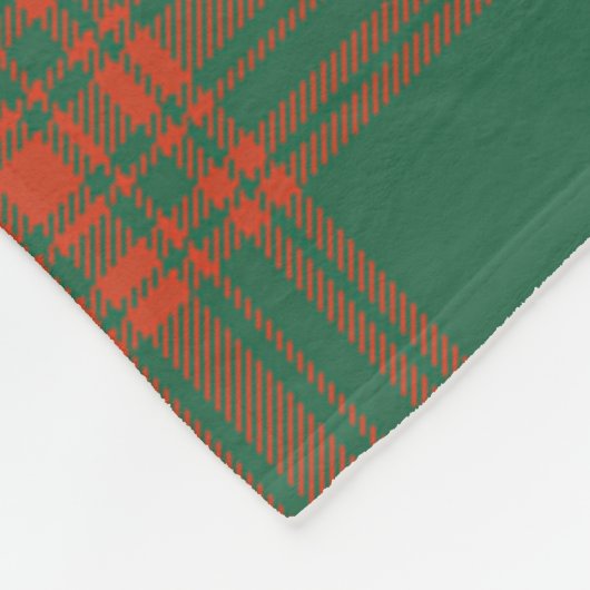 Couverture Polaire Menzies Vert Ancien Clan Badge Tartan Plaid (Coin)