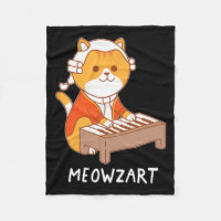 Meowzart Cat Pun Clical Music Piano Funny