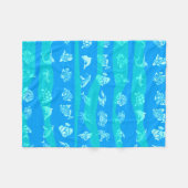 Couverture Polaire Mer bleue (Devant (Horizontal))