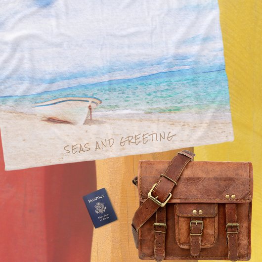 Couverture Polaire Mer Et Salutation Vacances