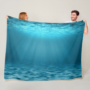 Couverture Polaire Mer sous-marine avec rayons de soleil