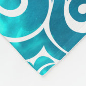 Couverture Polaire Mer tourbillonnant (Coin)