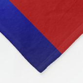 Couverture Polaire Merci de l'entraîneur de football rouge, blanc et  (Coin)