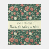 Couverture Polaire Merci De Nous Aider À Bloom Fleece Blanket (Devant)