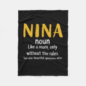 Couverture Polaire Mère Art Nina Définition (Devant)