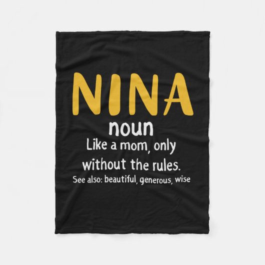 Couverture Polaire Mère Art Nina Définition (Devant)