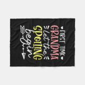 Couverture Polaire Mère Art première fois Grand-mère Anniversaire (Devant (Horizontal))