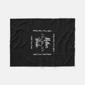 Couverture Polaire Mère de la jeune mariée (Devant (Horizontal))