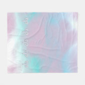 Couverture Polaire Mère de Pearl Aries Zodiac Symbole Décor (Devant (Horizontal))