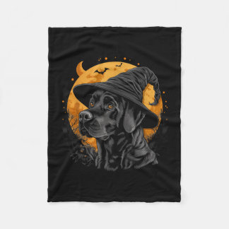 Couverture Polaire Mère Labrador Halloween Drôle Mignon Chien Lab Noi