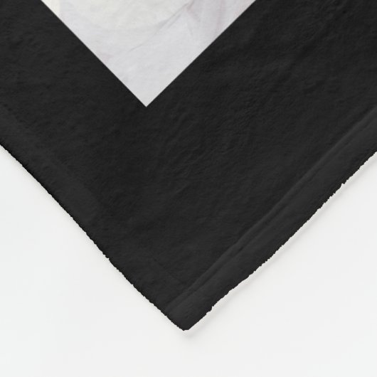 Couverture Polaire Mère noir photo collage (Coin)