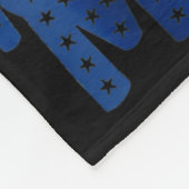 Couverture Polaire Merica Trump 4 juillet heureux Trump Drapeau améri (Coin)
