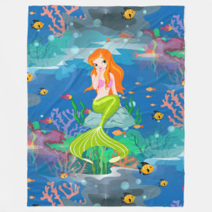 Couverture Polaire mermaid