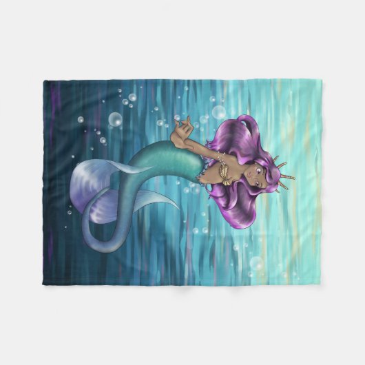 Couverture Polaire Mermaid Iole (Devant (Horizontal))