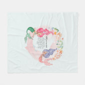 Couverture Polaire MERMAIDS Personnalisé (Devant (Horizontal))