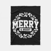 Couverture Polaire Merry And Bright Moody And Uptight Christmas Coupl (Devant)