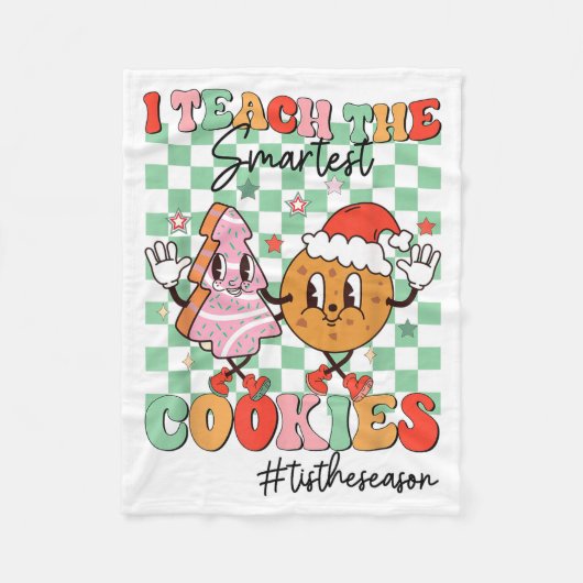 Couverture Polaire Merry Christmas I Teach The Smartest Cookies Teach (Devant)