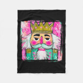Couverture Polaire Merry Christmas Nutcracker Men Women Kids Xmas Paj (Devant)