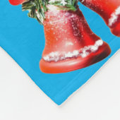 Couverture Polaire Merry Christmas Snowman Bells Cute (Coin)