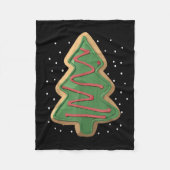 Couverture Polaire Merry Christmas Tree Christmas (Devant)