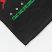 Couverture Polaire Merry Fishmas B Fish Fishing Christmas Ugly Sweate (Coin)