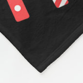 Couverture Polaire Merry Fishmas Santa Hat B Fishing Christmas Angler (Coin)