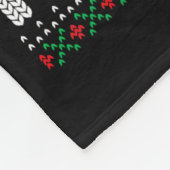 Couverture Polaire Merry Kickmas Karate Jiu Jitsu Ugly Christmas Xmas (Coin)