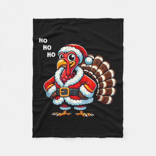 Couverture Polaire Merry Thanksmas Thanksgiving Turkey Xmas Funny Kid (Devant)